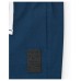 Bermuda shorts for boys in blue with adjustable waist and print 