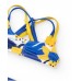 Blue and yellow floral bikini for girls 