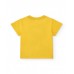 Yellow T-shirt for boys with a blue animal and the phrase "I'm Great" 
