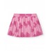 Pink pleated skirt for girls with abstract print 