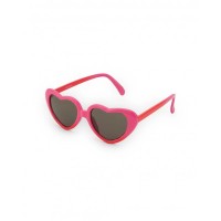 Pink heart-shaped sunglasses for girls
