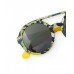 Green sunglasses for boys with camouflage print 