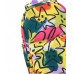 Multicolored backpack for girls with adjustable lilac straps 