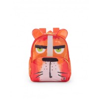 Mochila roja para niño con correas ajustables 