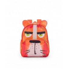 Mochila roja para niño con correas ajustables 