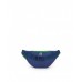 Navy blue fanny pack for boys with green and red details 