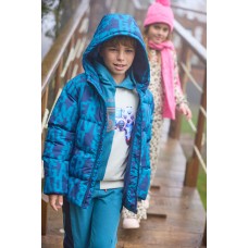 Two-tone boys set with hoodie and video game print 