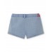 Blue denim shorts for girl Acid Bloom collection 
