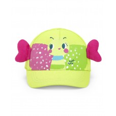 Green twill cap for girls Tropadelic collection 