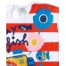 Red white knit t-shirt for girl Salty Air collection 