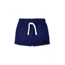 Navy knit bermuda for boy Ocean Wonders collection 