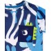 Blue printed knit t-shirt for boy Ocean Wonders collection 