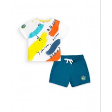 White knit set for boy Laguna Beach collection