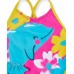 Girl's fuchsia swimsuit Laguna Beach collection