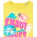 Yellow white knit set for girl Laguna Beach collection 