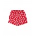 Red knit shorts for girl sushi collection 