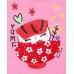 Pink knit t-shirt for girl Hey Sushi collection  