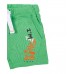 Green knitted Bermuda shorts for boys Banana Records collection 