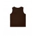 Brown knit t-shirt for boy Banana Records collection 
