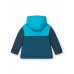 Boys jacket in blue with orange details Icebreaker collection