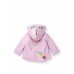 Purple raincoat with rainbow hood for girls Cyber ​​Dino collection 