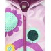 Purple raincoat with rainbow hood for girls Cyber ​​Dino collection 