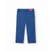 Girl's denim pants in blue with printed stars from the Amazing collection 