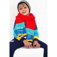 BEST BRAINS KNITTED HAT AND SCARF