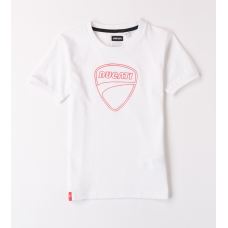 DUCATI LOGO WHITE T-SHIRT DUCATI LOGO WHITE T-SHIRT