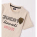 DUCATI LOGO CREAM T-SHIRT