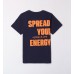 PRINTED BLUE T-SHIRT