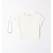 T-shirt with necklace iDo
