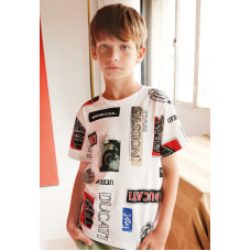 DUCATI MULTICOLOUR PRINT T-SHIRT DUCATI MULTICOLOUR PRINT T-SHIRT