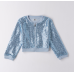 SEQUIN BLUE JACKET FOR GIRLS