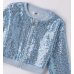 SEQUIN BLUE JACKET FOR GIRLS