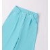 LONG WOVEN TROUSERS TURQUOISE