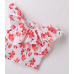 RED FLOWER SHORT SLEEVED SHIRT