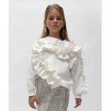 SWEATSHIRT WITH FRILL SWEATSHIRT WITH FRILL