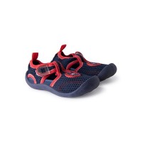 BLUE VELCRO LYCRA SHOES FOR BOYS RED SUBMARINE