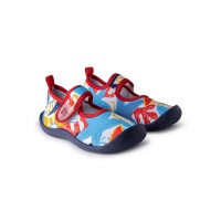 BLUE VELCRO LYCRA SHOES RED SUBMARINE BLUE VELCRO LYCRA SHOES RED SUBMARINE