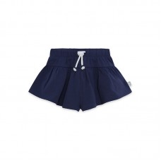 NAVY CORDS JERSEY SHORTS FOR GIRLS BASICOS