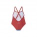 ORANGE PRINTED SWIMSUIT FOR GIRLS ENJOY THE SUN
