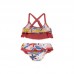 ORANGE RUFFLE BIKINI FOR GIRLS ENJOY THE SUN