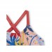 ORANGE RUFFLE BIKINI FOR GIRLS ENJOY THE SUN