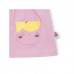 PINK LITTLE FACE JERSEY DRESS FOR GIRLS ICY AND SWEET