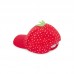 RED STRAWBERRY TWILL CAP FOR GIRLS FRUITTY TIME