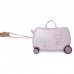 TRAVEL TROLLEY SUITCASE LADY BIRD PINK