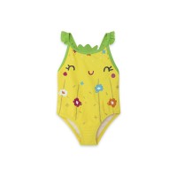 YELLOW FLOWERS SWIMSUIT FOR GIRLS FUNCACTUS