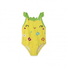 YELLOW FLOWERS SWIMSUIT FOR GIRLS FUNCACTUS