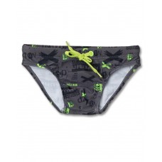 Urban Activist boy's gray slip swimsuit 